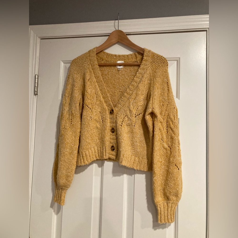 Freshman 1996 Knitted Cropped Cardigan M